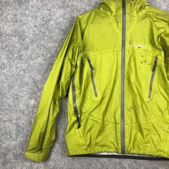 Montbell Jacket Adult XS Peak Shell Lightweight Hooded Full Zip - Picture 4 of 11